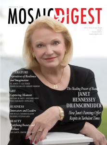 Renowned Artist Janet Hennessey Dilenschneider Featured on Inaugural Cover of Mosaic Digest