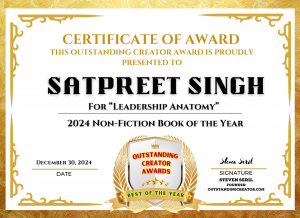 ‘Leadership Anatomy: Deconstruct Theories for Victory’ Honored as 2024 Non-Fiction Book of the Year
