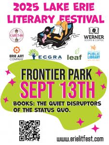 The 3rd Annual Lake Erie Literary Fest Opens Sept 13th 2025