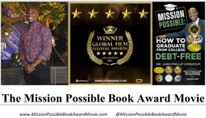 Dr. Juan P. Chisholm, Author of Mission Possible is a Global Film Festival Winner for Mission Possible Book Award Movie