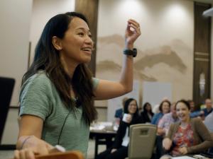 3 Keys to Effective Leadership Communication: Esther Choy showcased new keynote at IU’s Tobias Center