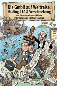Die GmbH auf Weltreise: Neues Praxisbuch erklärt Holding, LLC und grenzüberschreitende Verschmelzung ohne Steuer-Mythen